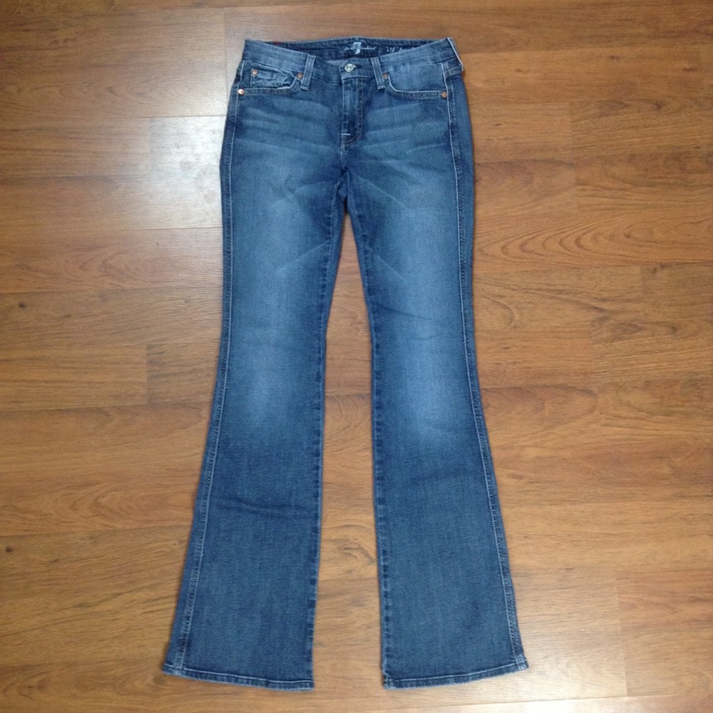 7 For All Mankind A Pocket Stone Wash Jeans Sz 27